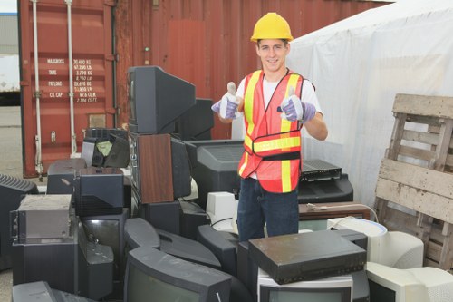 Professional house clearance team at work in Stockwell