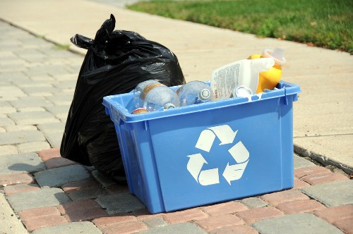 Different types of builders waste materials